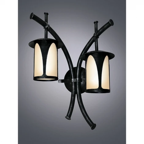 Настенный фонарь уличный Русские фонари Borneo 160-13/bg-02 (220V, ковка)