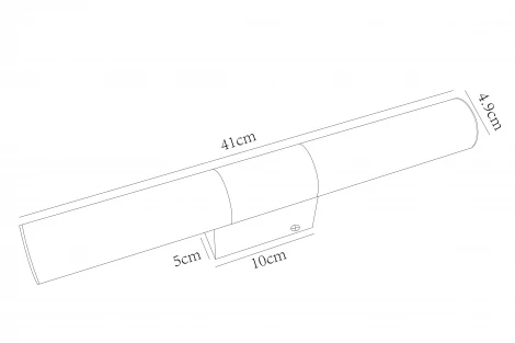 Настенный светильник Arte Lamp Callisto A2828AP-1CC (LED, 220V, IP44)