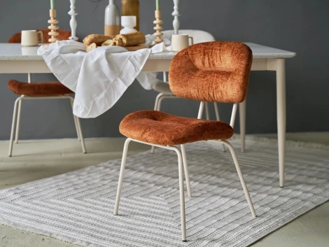 Комплект стульев Gigi 2 шт. ОГОГО Обстановочка! 966447 (Металл,Шенилл/Терракотовый)