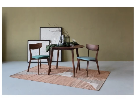 Комплект стульев Oxville 2 шт. ОГОГО Обстановочка! 966300 (Массив,Дерево,Рогожка/Голубой)