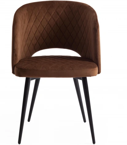 Обеденный стул Tetchair WIND (Ткань,Металл/Коричневый,Черный )