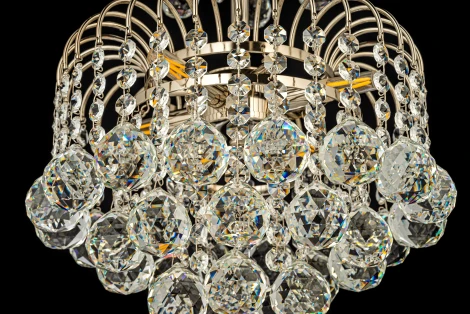 Подвесная люстра Arti Lampadari Bellagio E 1.5.30.100 N (220V, хрусталь, на цепи)