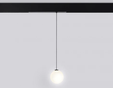 Трековый светильник магнитный светодиодный диммируемый Ambrella TRACK SYSTEM GL1442 (регулировка яркости, 220V, пульт управления, управление смартфоном, умный дом - LampSmart, шар)