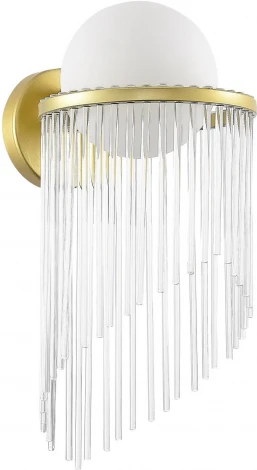 Бра ST Luce Allegro SL1511.201.01 Золотистый/Белый E27 1*60W (220V, подвески, шар)