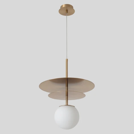 Подвесной светильник Crystal Lux UVA SP1.2 BRASS (220V, на проводе, шар)