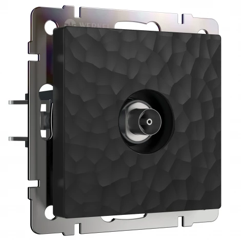 ТВ-розетка оконечная (hammer черный) Werkel W1283008 (a052064)