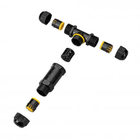 Коннектор NEO-GERM-5pin-T-WTW (4-8mm) (IP68) 030760 Arlight