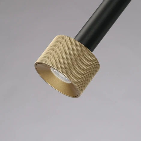 Подвесной светильник iLedex Delta 2362-1 BK+BR (220V, на проводе, круглые)