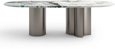 160KD-60081 Стол обеденный, мрамор Picasso 280*120*77см Garda Decor