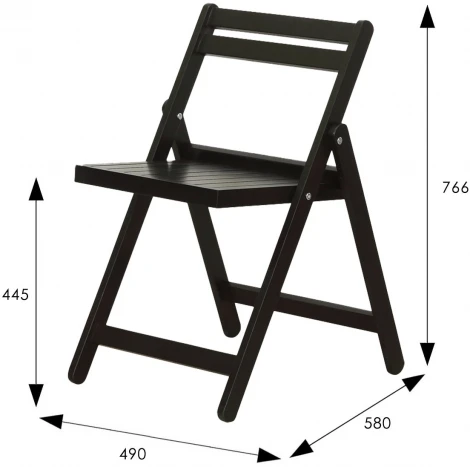 Стул-раскладной Массив венге от фабрики Mebelik