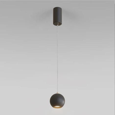 Подвесной светильник Elektrostandard Giro 50215/1 LED черный (220V, на проводе, шар)