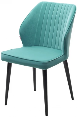 Стул SEATTLE 505-48 Мята, без пальчиковый"/ черный каркас М-City"