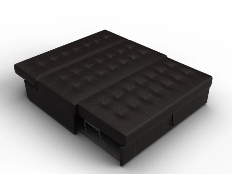 Диван прямой Лига-107 (140) (ЛДСП,Брус,Фанера,Экокожа/Коричневый) Лига Диванов 134924