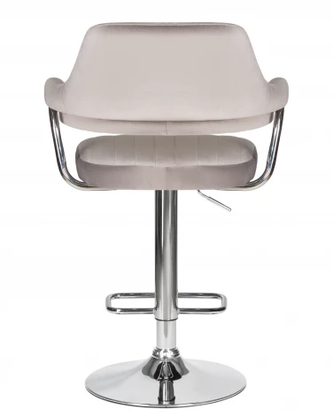 Стул барный DOBRIN CHARLY (серый велюр (MJ9-75))