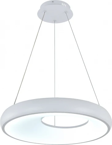 Подвесной светильник (14016/1P White) Indigo Cratere V000153L (регулировка яркости, LED, 220V, пульт управления, на тросе, круглые)