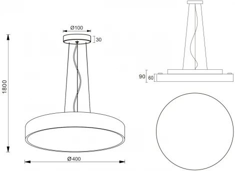 Подвесной светильник Deko-Light Menkar 342202 (LED, на тросе, круглые)