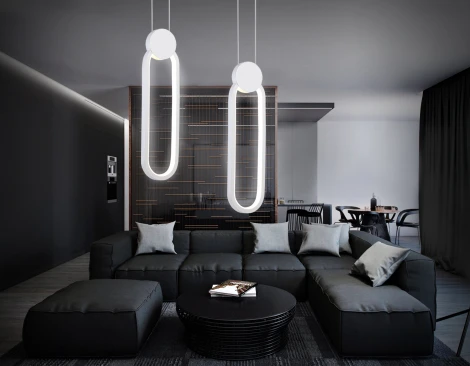 Подвесной светильник Ambrella COMFORT FL5260 (LED, 220V, на тросе)