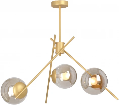Потолочная люстра на штанге V4057-8/3PL Vitaluce (220V, шар)