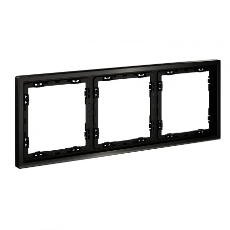 Рамка металлическая на 3 поста (антрацит) Voltum S70 Metal VLSM120312