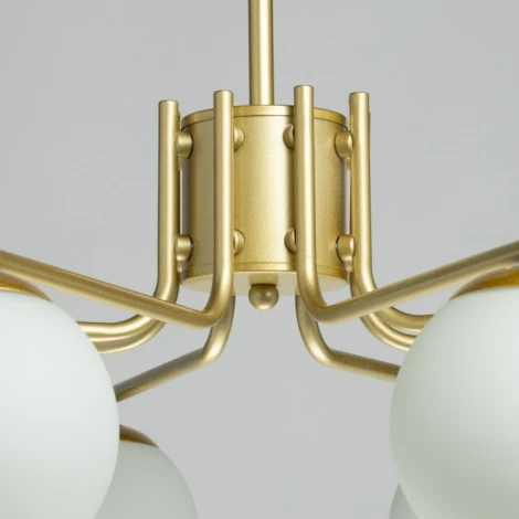 Потолочная люстра на штанге De City Оливия 306017208 (плафоны шарики)