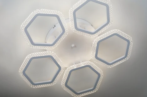 Потолочная люстра светодиодная с пультом Rivoli Nancy 6111-101