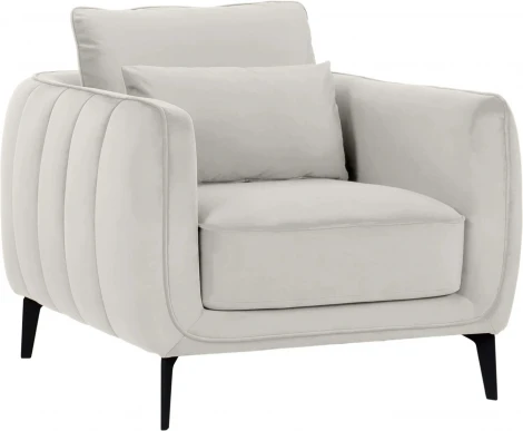 Кресло Amsterdam ОГОГО (арт.342697), (Ткань/Белый)