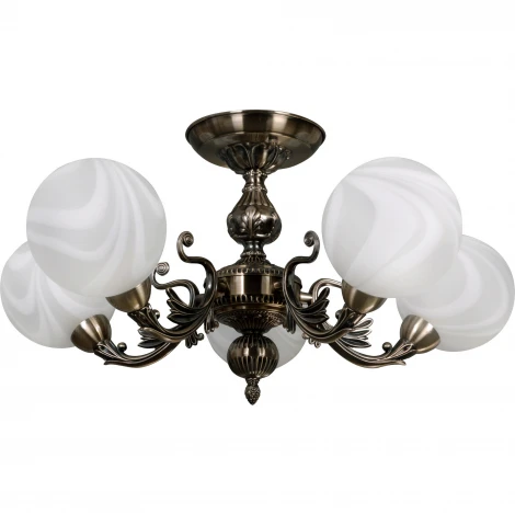 Потолочная люстра N-Light 318 318-05-53 бронза