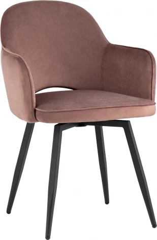 Стул Stool Group Венера вращающийся велюр пыльно-розовый 2 шт