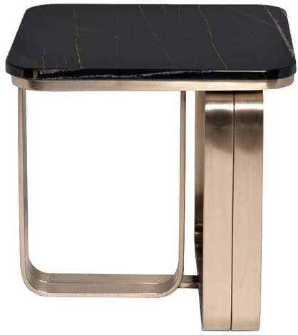 Журнальный стол Garda Decor 76AR-3183-STOL/ZH (Золото/Черный)