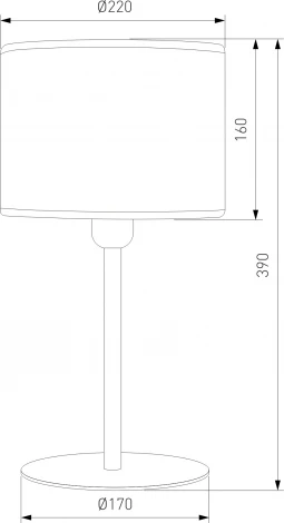Настольная лампа TK Lighting Juta 5552 (220V, круглые)