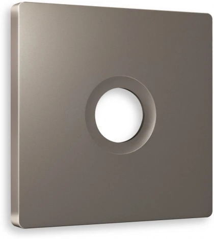 Лицевая панель Ambrella Volt ALFA (Темная бронза матовый) для TV розетки QUANT AP6430