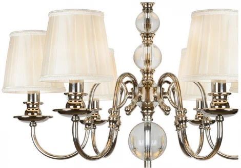 Подвесная люстра iLamp Armonia P2510-6 nic (220V, на цепи)