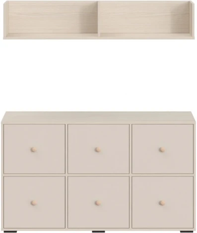 Комод Play ОГОГО Обстановочка! (ЛДСП/Бежевый) арт.853456