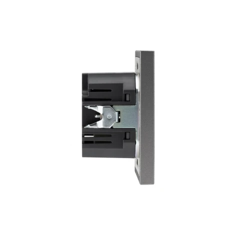 Розетка USB-A+Type-C 3А с функцией быстрой зарядки графит Kranz Strong KR-78-0734-6