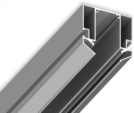 Корпус для накладного магнитного шинопровода в натяжной потолок Ambrella TRACK SYSTEM GL1014