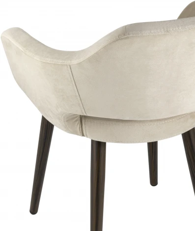 Стул полубарный Stool Group Саймон велюр бежевый УТ000025179