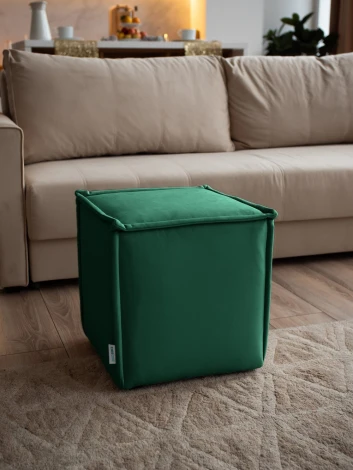 Маленькая радость Пуф квадратный зеленый D1 furniture арт.AAA41664005