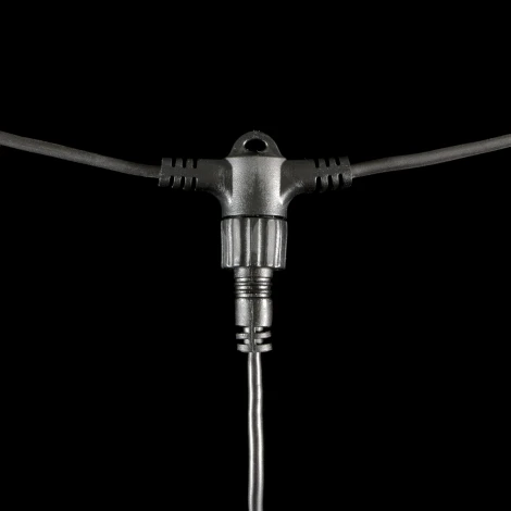 Гирлянда Тающие Сосульки 10шт по 80см, 24В, 720 Белых Светодиодов, Провод Черный ПВХ, IP55