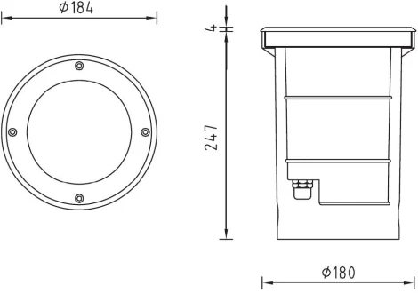 Встраиваемый светильник уличный Oasis Light 73204A SS