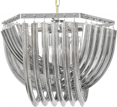 Подвесная люстра Lumina Deco Boscone LDP 7044-550 CHR+GY (220V, на цепи)