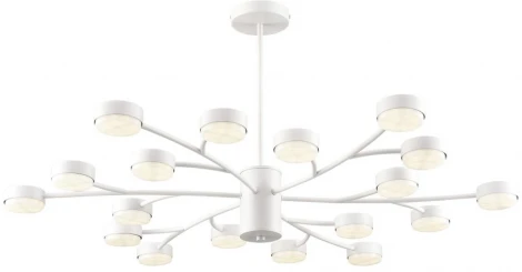 Потолочная люстра на штанге Lumion Torina 8265/18 металл, белый GX53 LED 18*7W 220V