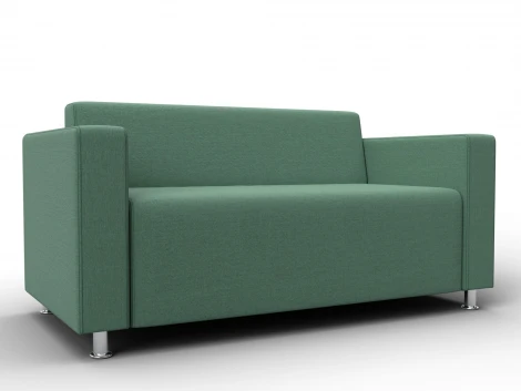 Диван прямой Лига-093 ВН (ДСП,Брус,Фанера,Рогожка/Зеленый) Лига Диванов 134957