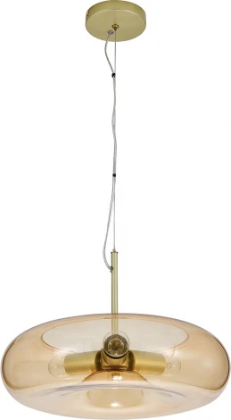 Подвесной светильник (11062/3P Amber) Indigo Leggero V000540 (220V, на тросе, круглые)