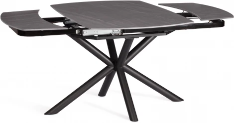 Стол обеденный Winston/Винстон Tetchair (Керамика,Металл/Серый,Черный) арт.21857