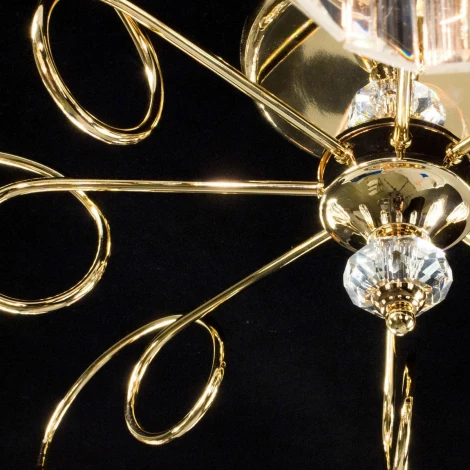 Потолочная люстра Citilux Синди CL330182 (220V, хрусталь)