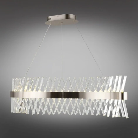 Подвесная люстра Omnilux Strasatti OML-99913-44 (LED, 220V, хрусталь, на тросе)