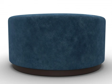 Пуф 005 (ДСП/Пластик/Велюр/Синий) Лига Диванов 132508