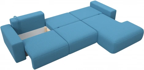 Диван угловой Лига-036 НПБ Классик Лонг правый угол Лига Диванов (Рогожка) арт.125463