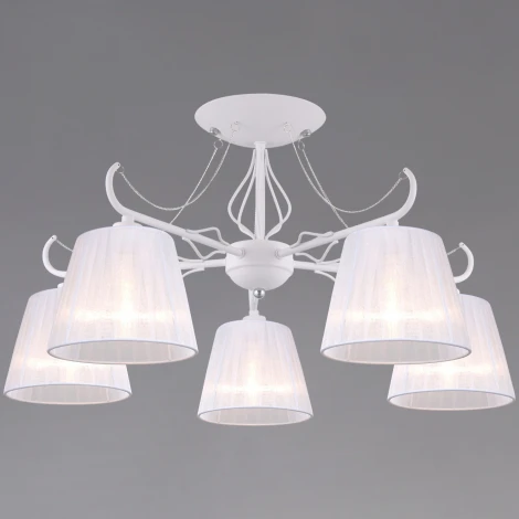 Потолочная люстра на штанге ILLUMICO IL9482-5CSQ-25WT ELITE