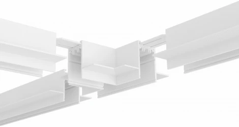 Коннектор трека Denkirs SMART Т-образный TR2113-WH